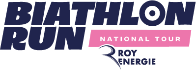 Biathlon Run National Tour Biathlon Run Logo BiathlonRun Bleurose Condensed